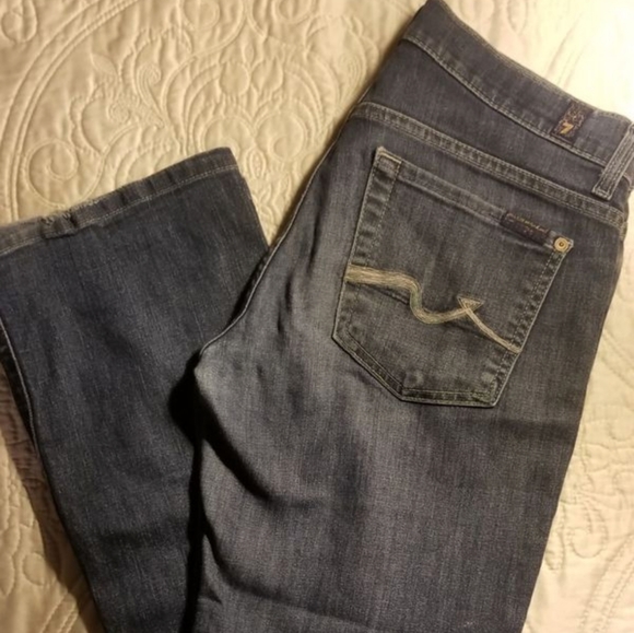 7 Seven for all Mankind Jeans/Boot Cut/Waist 30" - Picture 5 of 5